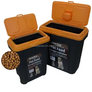 dog food bin cat box new fashion promotional item eco-friendly 10kgs 15kgs 25kgs dry food pail pet food storage container