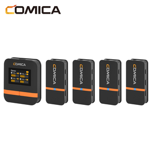 ไมโครโฟนไร้สาย COMICA Vimo Q แบบ 4 ช่องสัญญาณ 2.4G สำหรับการประชุม พร้อมระบบผสมเสียง 4 แทร็ก ตัดเสียงรบกวนแบบเรียลไทม์ - Product Image 3