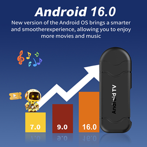 Phổ biến TV Stick Full HD Android 16.0 Allwinner H313 Bộ vi xử lý 2GB RAM 16GB Rom OEM/ODM Hỗ trợ mới H9 RAM 2GB Rom 16GB TV Stick - Product Image 3