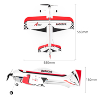 Radiolink A560 580mm Aereo RC ad Ala Fissa per Acrobazie 3D, 6 Modalità, 4KM di Portata, Aeroplano Telecomandato Brushless RTF per Principianti