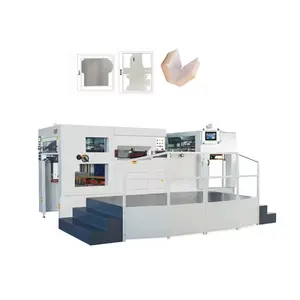 Ruijie Factory Direct Sale Corrugated Cardboard Automatic Platen Die Cut Die Cutting And Creasing Machine