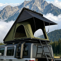 Tente de toit de voiture en aluminium à coque rigide, imperméable, légère et isolée, en tissu Oxford de qualité supérieure