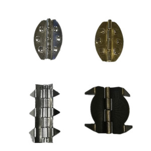 Bisagra para Muebles Guan Yan Wujin GY-222405, Hierro Semicircular con Esquinas Bifurcadas para Caja de Madera - Product Image 1