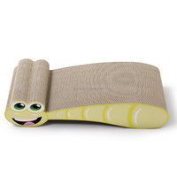 Emballage en carton ondulé pour arbre à chat et griffoir en forme de chenille, avec logo personnalisé OEM/ODM, luxe moderne