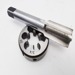 Jeu de tarauds et d'embouts en acier rapide W6542 de fabrication américaine + jeu d'embouts 3/4UN UNC UNS <span class=keywords><strong>UNEF</strong></span> - Product Image 1