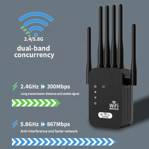 <span class=keywords><strong>Amplificateur</strong></span> de signal WiFi 1200 Mbps, <span class=keywords><strong>amplificateur</strong></span> de signal 4G, répéteur de portée <span class=keywords><strong>sans</strong></span> <span class=keywords><strong>fil</strong></span> <span class=keywords><strong>GSM</strong></span>, 2.4G/5G pour la maison, couverture de 80 à 120 m² - Product Image 2