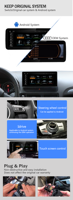 MCX Android 10 12.3 Pouces Radio DVD TV Voiture Écran Tactile Stéréo Affichage Carplay Android Pour Audi Q5 SQ5 2010 2011 2013 2015 MMI