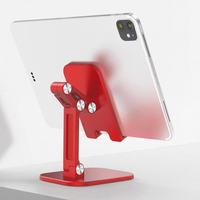 Support de téléphone et tablette en alliage métallique de haute qualité, réglable en hauteur et en angle, pliable pour bureau