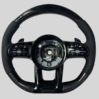 Volant en fibre de carbone LED AMG pour les séries Mercedes-Benz A, C, E, S, GT, CLS, CLA, GLE, GLS W205 W213 W166.