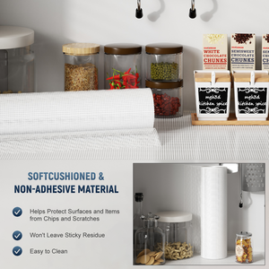 Forro Profesional de PVC Tejido para Caja de Herramientas, Tapete Antideslizante para Estantes, Cajones y Armarios, Fácilmente Ajustable, Grueso, para Hogar, Auto y Camping - Product Image 4