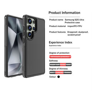 2-ב-1 במקרה טלפון הגנה כפולה עבור גלקסיה s25 אולטרה אנטי-טיפה קשה לאביזר נייד - Product Image 5