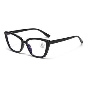 Lunettes de soleil anti-lumière bleue œil de chat tendance pour femmes, monture PC légère UV400, sans correction - Product Image 1