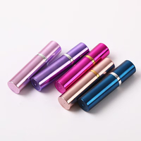 Flacon pulvérisateur de parfum en aluminium électroplaqué de 5 ml pour cosmétiques en gros, avec doublure intérieure en aluminium, Zhejiang