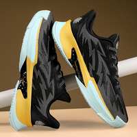 Chaussures de basket-ball professionnelles pour hommes, baskets multicolores en mesh, chaussures de sport basses, chaussures de terrain athlétiques antidérapantes pour hommes
