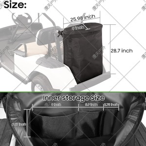 Sac de rangement arrière pour voiturette de golf, tissu Oxford 600D, imperméable, polyvalent, pour voyage - Product Image 4