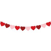 Décoration de fête romantique pour la Saint-Valentin, bannière d'amour pour la Saint-Valentin