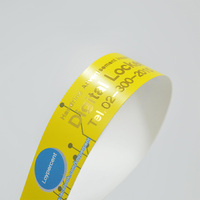 [AnyWristband] Bracelets QR code pour événements, bracelets YUPO entièrement colorés, type individuel 25 mm (1 pouce)