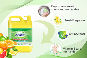 2025 Hot Sale Kitchenware Surfaces High Foam <strong>Detergent</strong> Dishwasher Liquid <strong>Dish</strong> Washing Lemon Scent <strong>Dish</strong> Washing <strong>Detergent</strong> - Product Image 2