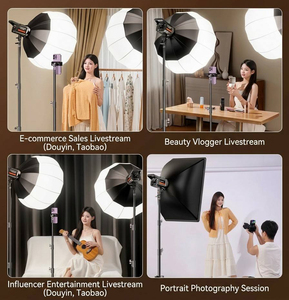 Mini Lampe de Studio Photo/Vidéo Professionnelle Pliable 104 LED 1800LM pour Vlogging et Selfie avec Télécommande - Product Image 5