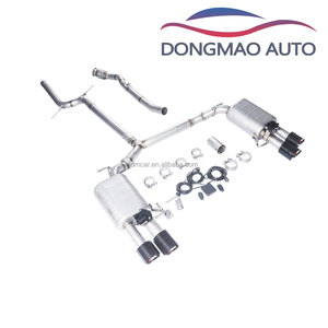 <span class=keywords><strong>DM</strong></span> Geeignet für das hintere Auspuffrohr des 2008~2016 Audi A4/A5 B8 1.8T 2.0T 304 Edelstahl-Auspuffsystem - Product Image 1