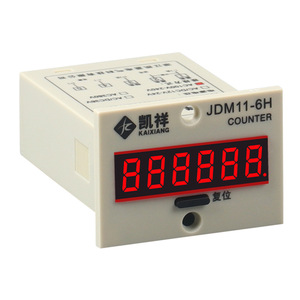 เครื่องนับดิจิตอลอิเล็กทรอนิกส์ Chkl รุ่น JDM11-6H ช่วงการนับ 0-999999 พร้อมแผงรีเซ็ต  หน่วยความจำบันทึกเวลาไฟดับ - Product Image 5