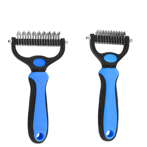 Peine Desenredante para Mascotas, Herramienta de Doble Cara para Eliminar Nudos en Perros y Gatos, Cuidado del Pelo Suelto, Mantenimiento Diario del Pelaje - Product Image 1