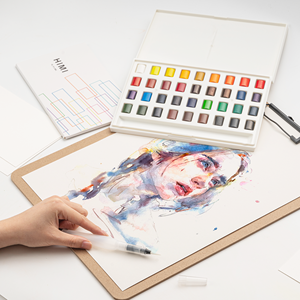 Kit de <span class=keywords><strong>acuarela</strong></span> cuadrado no tóxico lavable profesional de 36 colores - Product Image 5