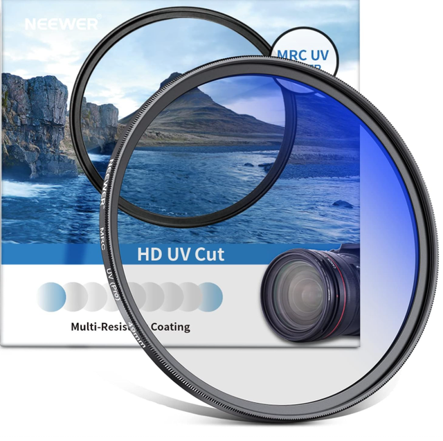52MM Ultraviolet MRC UV Filter 30 Layer Multi Resistant Nano Coatings HD Glass Ultra Slim Aluminum Alloy Frame