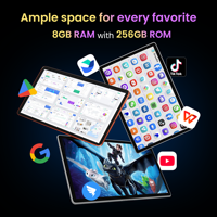 Tablette PC Android 14 de 14,1 pouces, 16 Go de mémoire, résolution 1920x1200, processeur quadricœur, 4G LTE, écran tactile capacitif, nouvelle tablette pour les affaires et le divertissement
