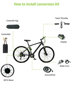 1500W 2000W 3000W động cơ điện cho xe đạp 72V 60V 52V 48V <span class=keywords><strong>MTX</strong></span> Ebike chuyển đổi <span class=keywords><strong>Kit</strong></span> với e-bike 20Ah 25Ah 30Ah Pin - Product Image 6