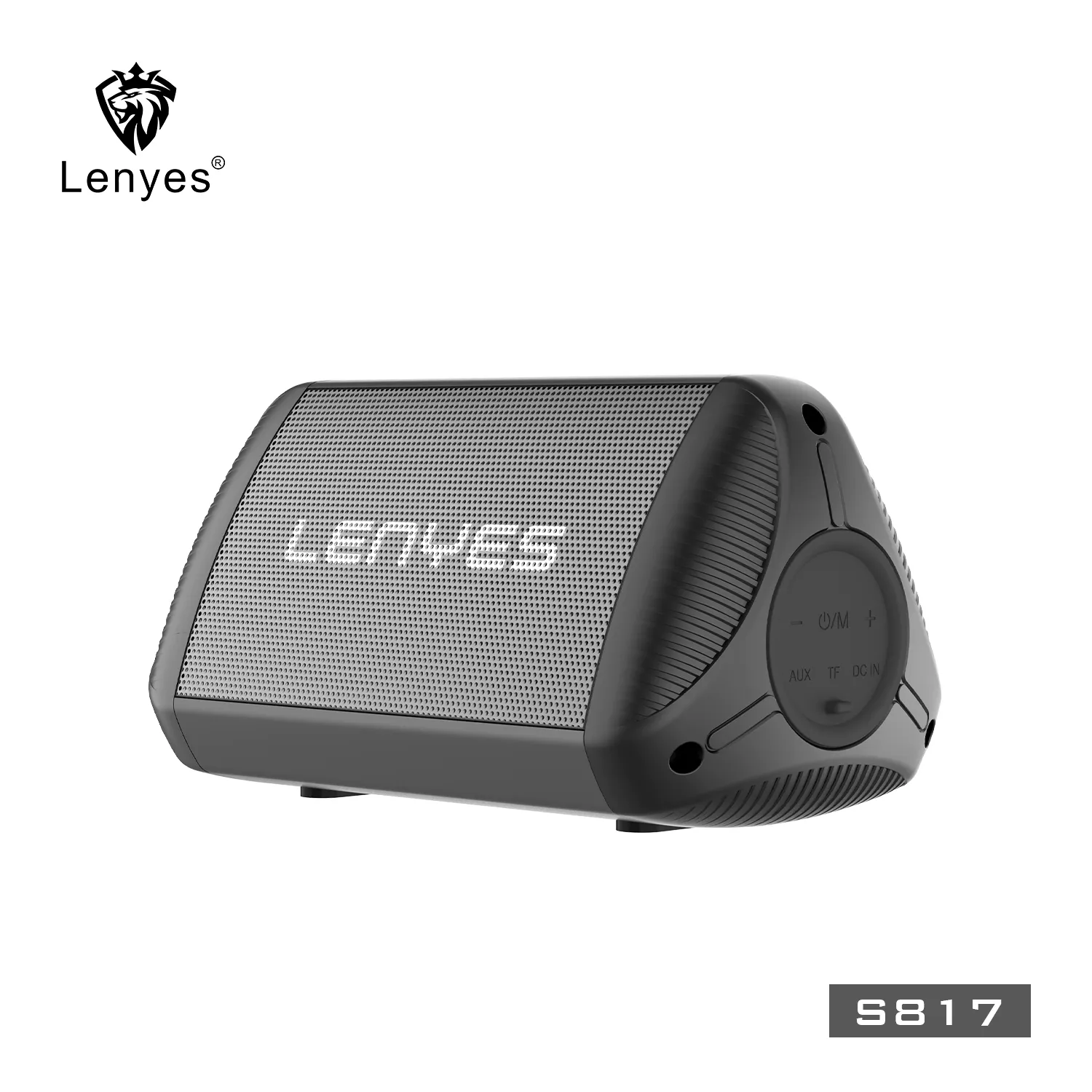 신제품 Lenyes S817 방수 IPX6 5.0 1200mah 휴대용 실내 스피커 bt 무선 스피커 테이블 스피커