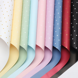 Kertas Pembungkus Bunga Korea, Kertas Pembungkus Buket, Kertas Pembungkus Bunga Tahan Air, Kertas Polkadot - Product Image 3