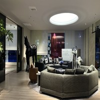 Canapé personnalisé Chesterfield modulaire double face de grande taille, style minimaliste italien, ensemble de meubles pour salon d'appartement