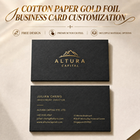Cartes de visite personnalisées, dorure à chaud, papier coton, impression de cartes de visite, design de cartes de visite d'entreprise de luxe, services de logo personnalisé