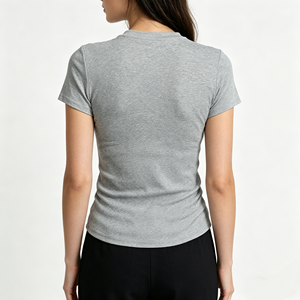 Camiseta de Manga Corta Estilo Americano, Verano, Dulce y Picante, Corte Ajustado, Nueva Moda, Versátil, con Estampado <span class=keywords><strong>Animal</strong></span> - Product Image 3