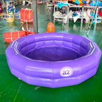 Grande piscine gonflable en PVC, piscine extérieure épaissie pour adultes et enfants, design écologique et étanche, souffleur inclus
