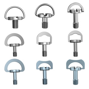 TENGDAFEI Quick Release <b>Screws</b> M6 M8 M10 Phillips <b>Head</b> Titanium Alloy Selfie Stick Monitor Base Fasteners - Product Image 2