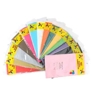 Mantel de mesa de postre de cumpleaños de tela de plástico PE para fiesta, mantel de Color sólido cuadrado libre, impreso moderno, desechable directo de fábrica