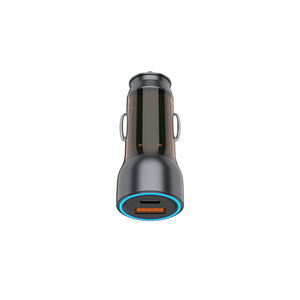 Cargador de Coche USB C de Doble Puerto y 52.5W, Aluminio Translúcido, Adaptador de Carga Rápida para iPhone 16, Samsung S24, <span class=keywords><strong>Android</strong></span> - Product Image 4