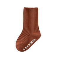 Nouveau bébé chaussettes de sol coton garçons et filles coton dessins animés anti-dérapant chaussettes de marche bébé chaussettes