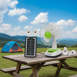 Circulateur d'air compact à énergie solaire, portable et écologique, pour une vie verte et durable GD-FS - Product Image 3