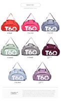 Vente chaude Sac De Sport Grand Multifonctionnel Étanche Oxford Sport Sac À Dos Voyage Gym Sac Polochon Avec Compartiment À Chaussures