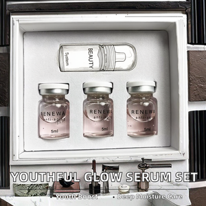 Serum PDRN Private Label Micro Ampoules Salmon NDA dengan Asam Hialuronat dan Peptida untuk Perbaikan Kulit, Cairan Anti-Kerut untuk Wajah - Product Image 3