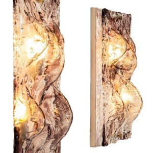 Modern Minimalist Wall Lamp Artistic Glass Design E27 LED Tricolor Light Switch Control For Living Room Bedroom - Product Image 5