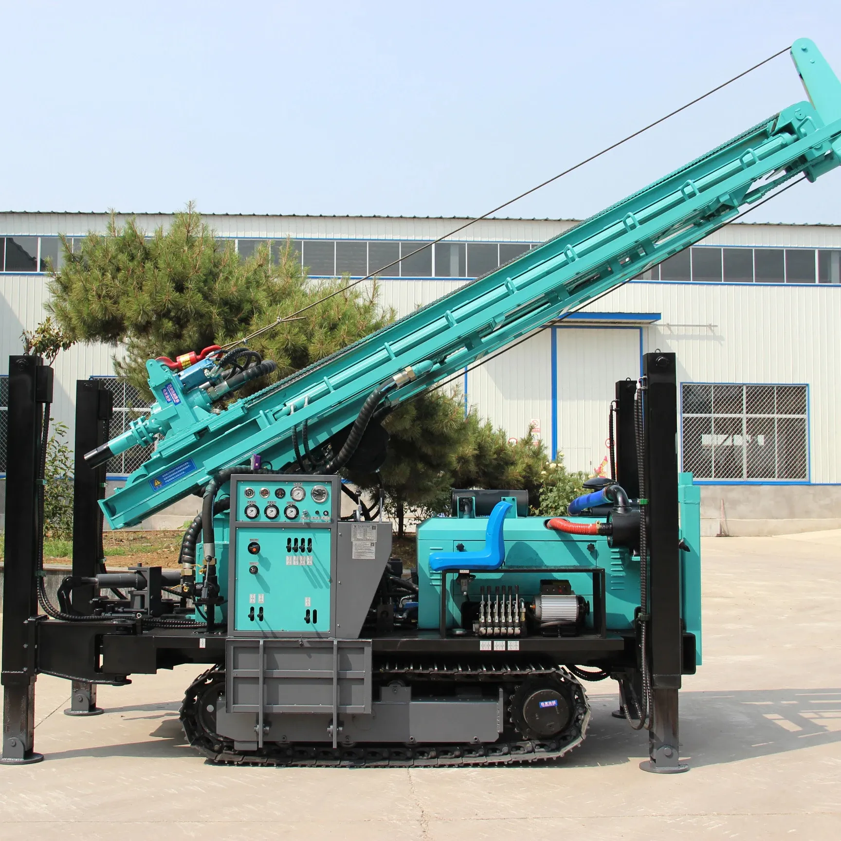 KAISHAN New KW180 Crawler Hydraulic Well Rig Drilling Machine For Water Wells