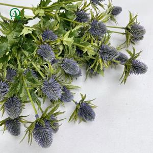Chardon artificiel Spray Real Touch <span class=keywords><strong>Eryngium</strong></span> <span class=keywords><strong>Foetidum</strong></span> Simulation Houx de mer pour Bouquet de mariage Pièce maîtresse Décoration de la maison - Product Image 3