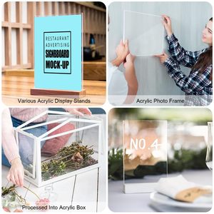 5''x6.9'' Hot Sale Custom Size Transparent Acrylic Board Durable Extruded Acrylic <b>Sheet</b> - Product Image 5