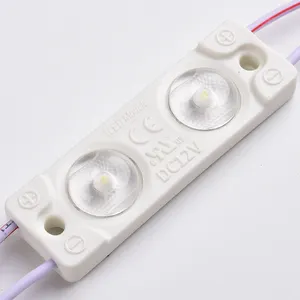 Factory outlet high quality samsung2835 led module 2led 12v 1w ce rohs injection led module korea 170 degree waterproof