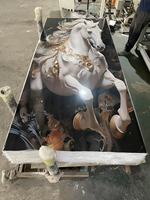 Panel de Pared Decorativo 3D Premium de PVC con Textura de Mármol, Lámina de PVC con Efecto Mármol para Diseño de Sala de Estar y Oficina