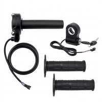 Manillar de aceleración Q20 para bicicleta eléctrica, con conector SM-3A y bloqueo, para piezas de scooter Ridstar Q20 Fatbike